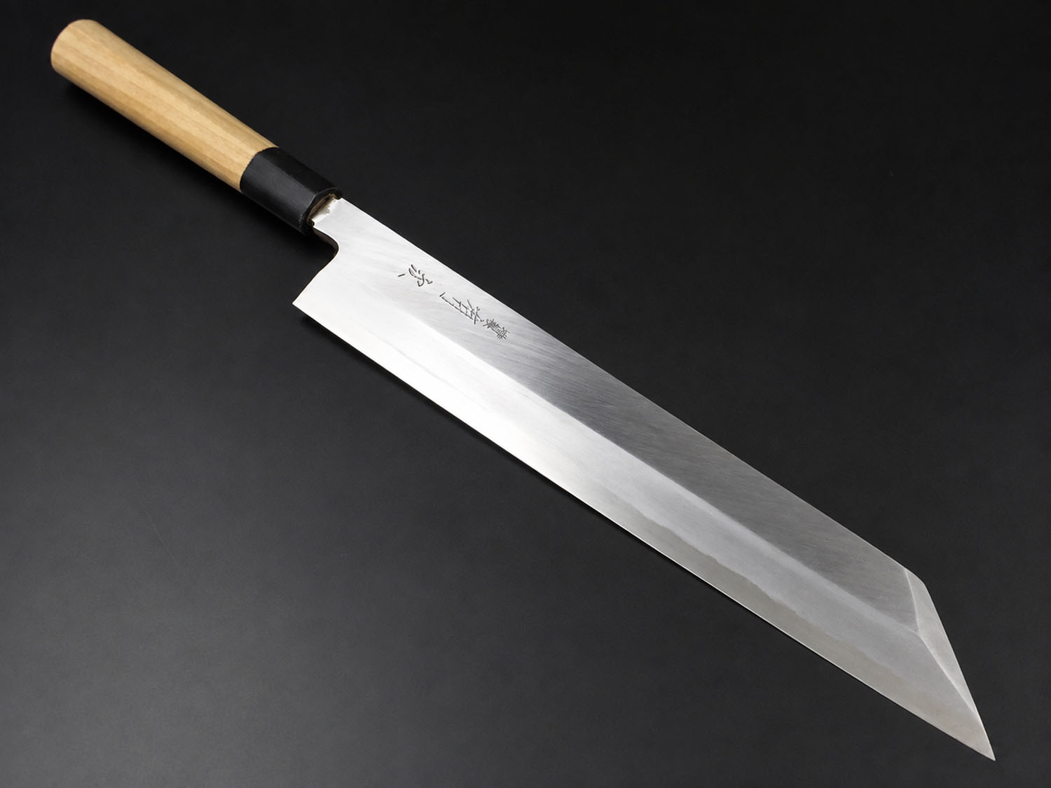 築地有次 切付包丁 特製 270mm 白鋼2 名入れ対応 鞘付き ARITSUGU Japanese Knife